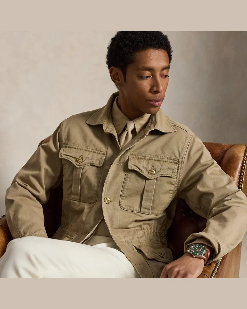Ralph Lauren Die Utility-Jacke Crestwood Tan