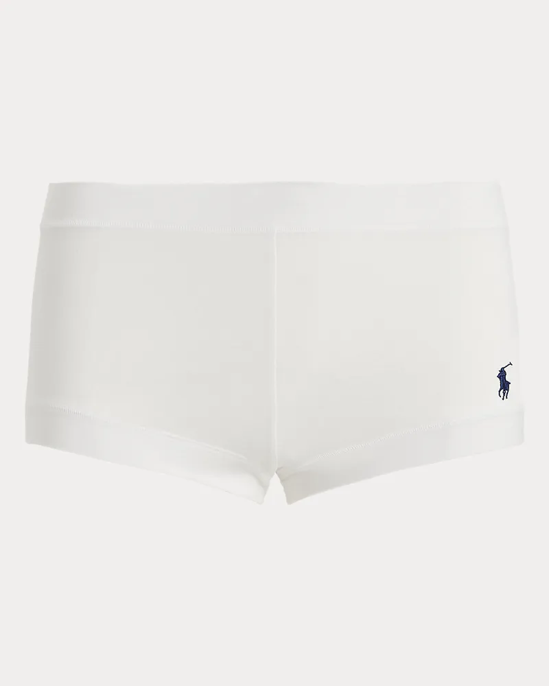 Ralph Lauren Shorts aus Baumwollstretch White