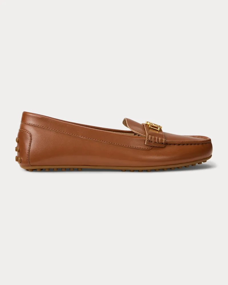 Ralph Lauren Loafer Barnsbury aus Leder Brown