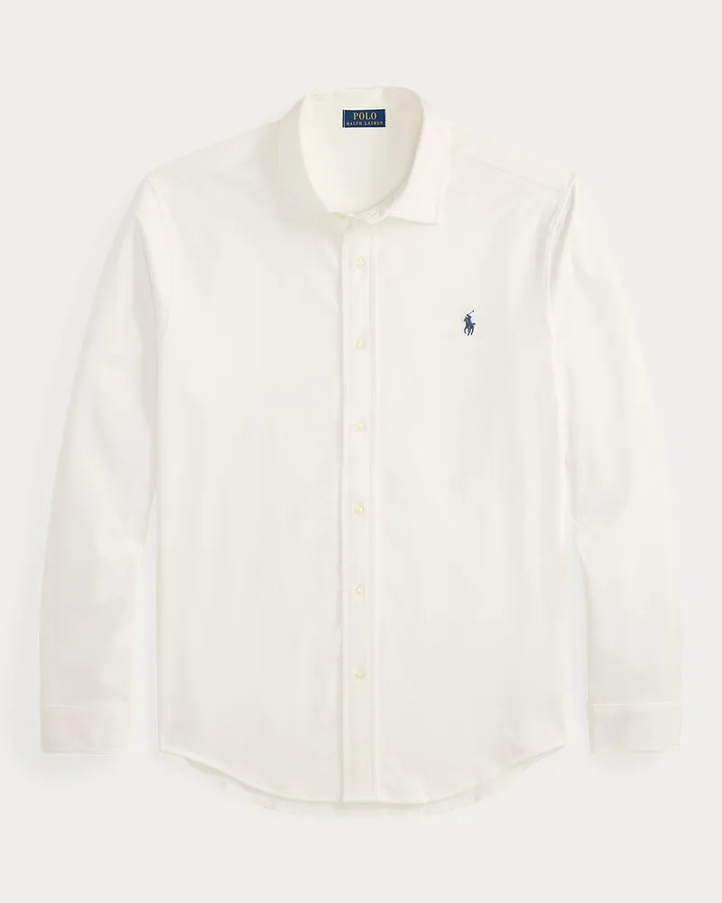Ralph Lauren Große Größen - Stretch-Oxfordhemd White