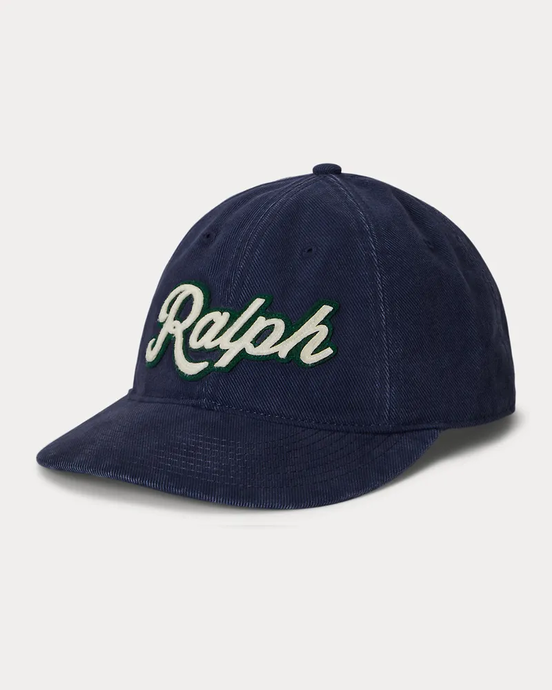 Ralph Lauren Twill-Baseballkappe  Ralph Lauren mit Logo Blue