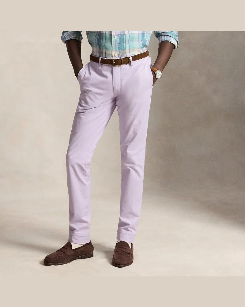 Ralph Lauren Chinohose Greenwich im Slim-Fit Purple
