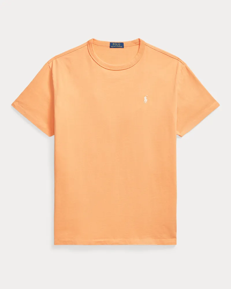 Ralph Lauren Classic-Fit Rundhals-T-Shirt aus Jersey Orange