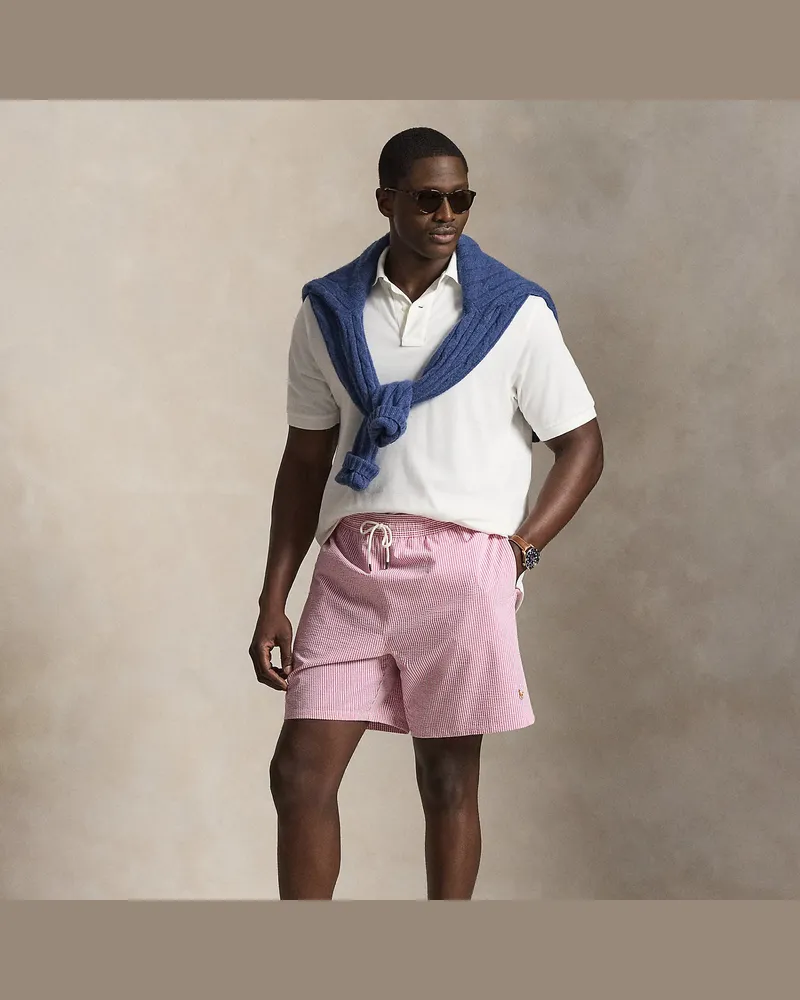 Ralph Lauren Große Größen - Classic-Fit Badeshorts Traveler Pink
