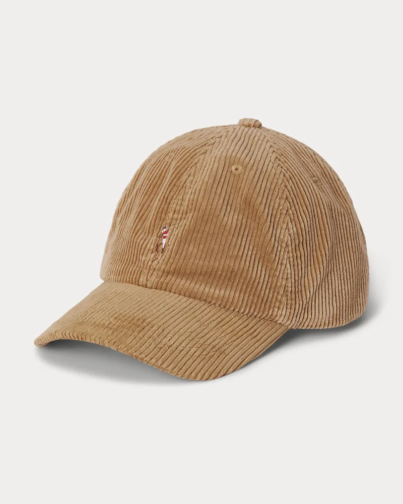 Ralph Lauren Baseballkappe aus Baumwollkordsamt Brown