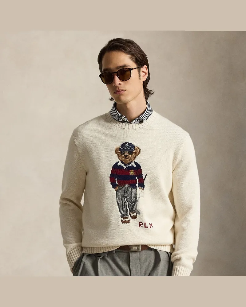 Ralph Lauren Performance-Pullover mit Polo Bear Tan