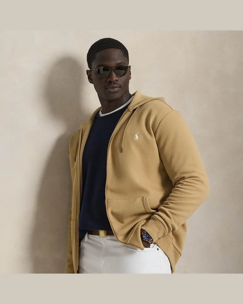 Ralph Lauren Große Größen - Doppellagige Kapuzenjacke Brown