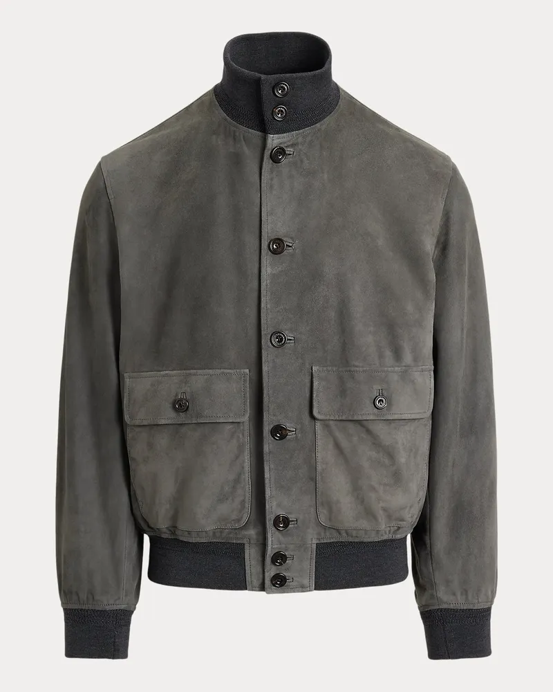 Ralph Lauren Wildlederjacke Grey
