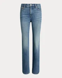 Ralph Lauren Bootcut-Jeans mit hoher Leibhöhe Blue