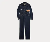 Indigoblauer Denim-Overall
