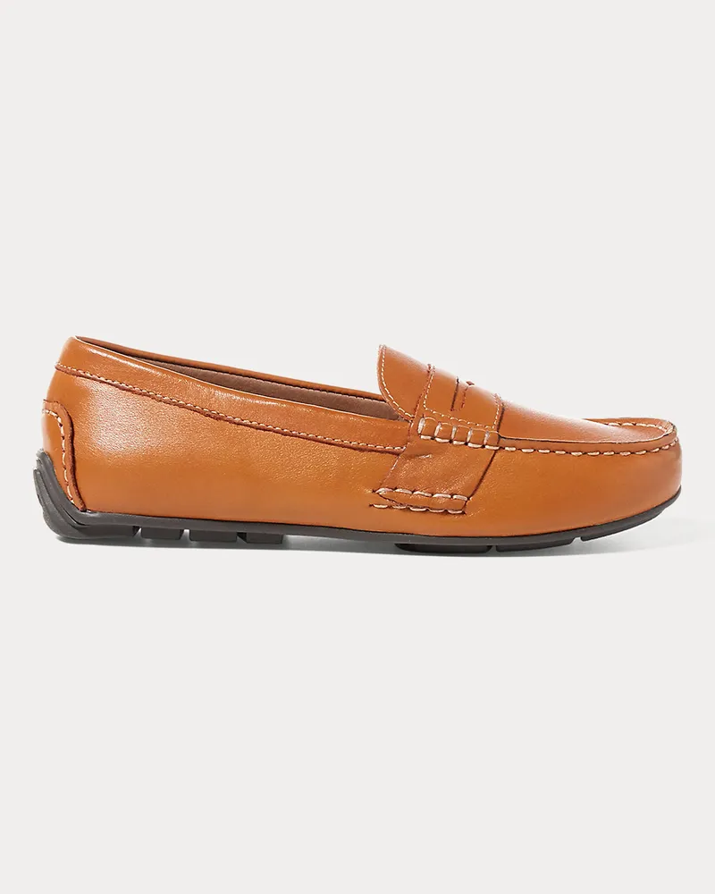 Ralph Lauren Pennyloafer Telly aus Leder Brown