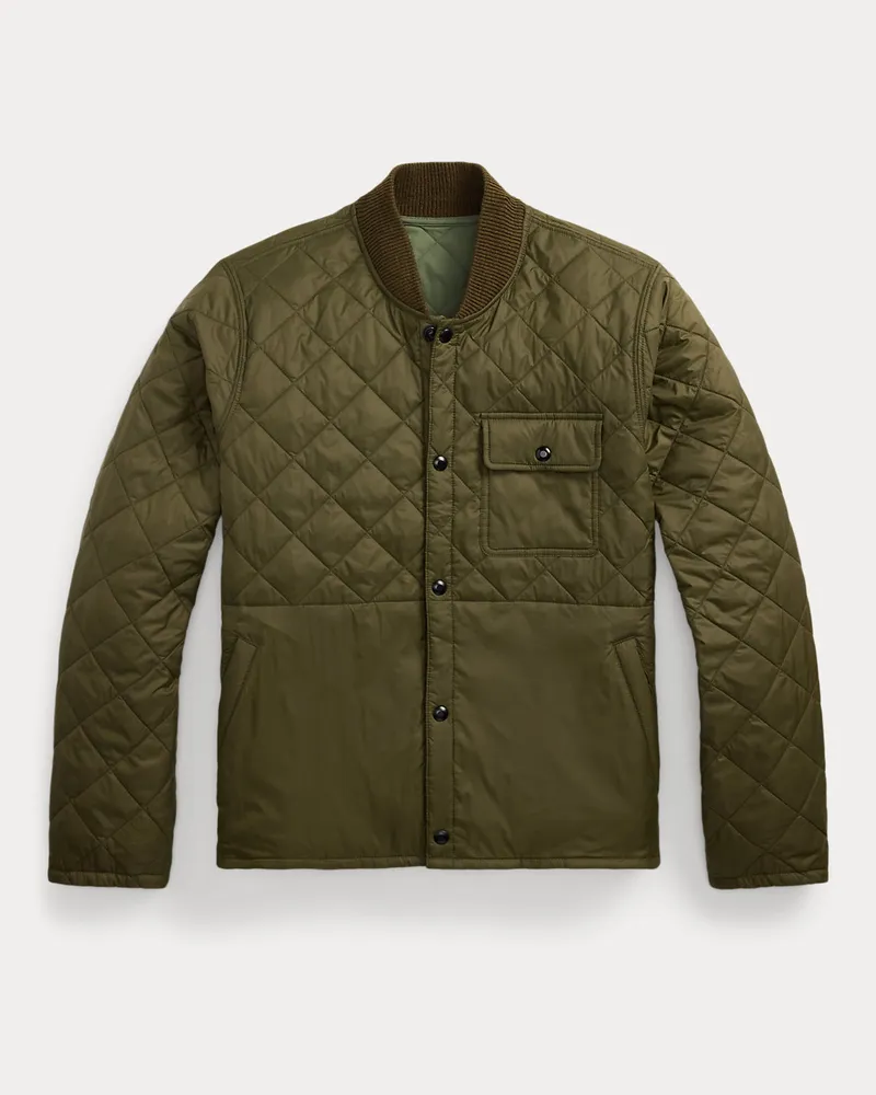Ralph Lauren Wendbare gesteppte Innenjacke Green