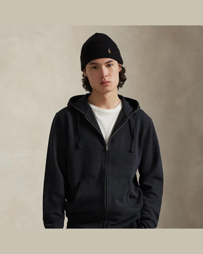 Ralph Lauren Konfektioniert gefärbte Kapuzenjacke Black