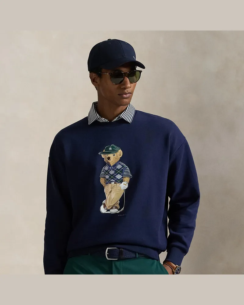 Ralph Lauren Relaxed-Fit Sweatshirt mit Polo Bear Blue
