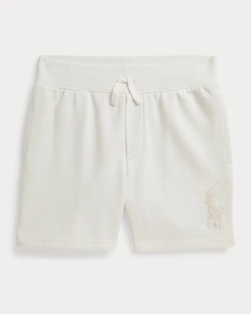 Ralph Lauren French-Terry-Shorts mit Big Pony White