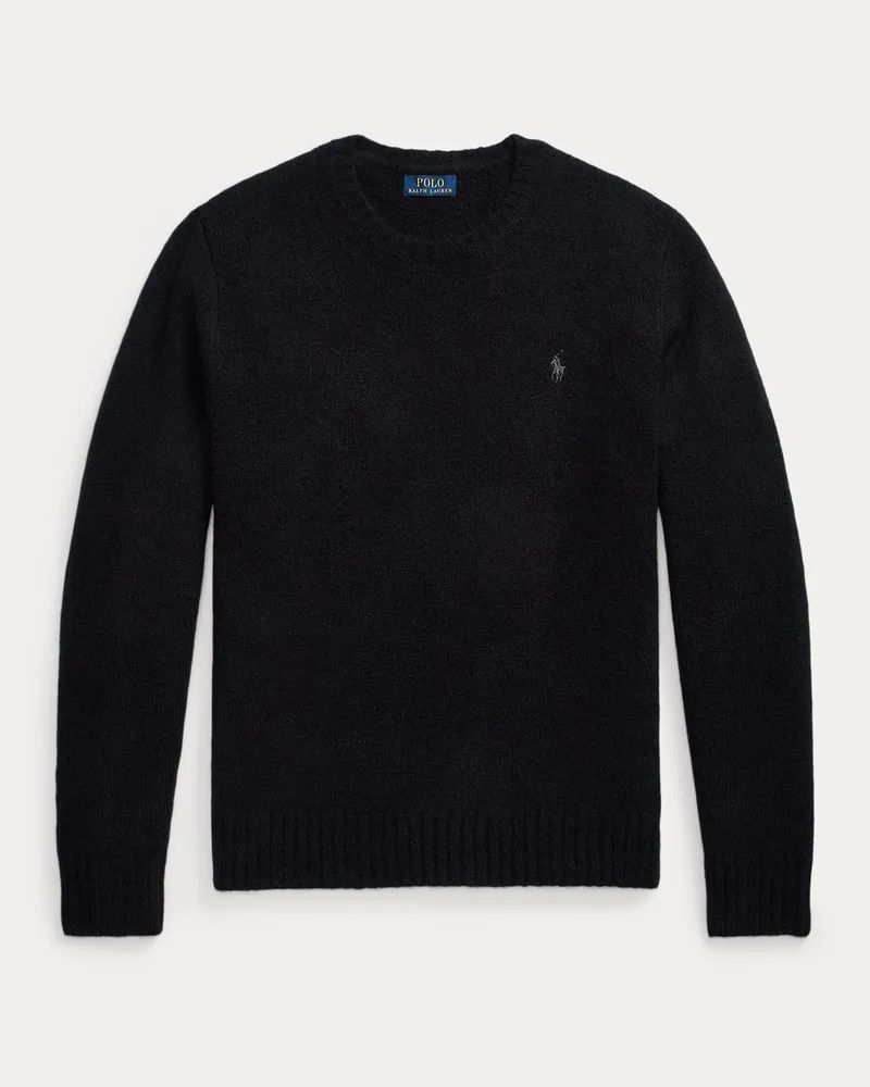 Ralph Lauren Strukturierter Rundhalspullover Black