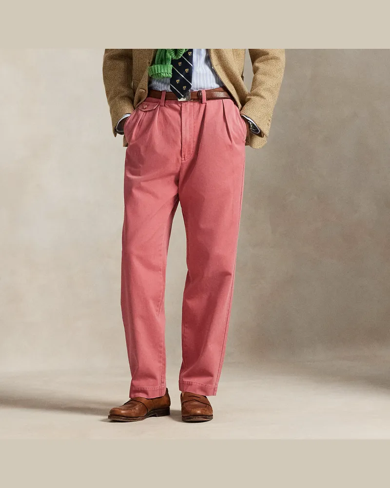 Ralph Lauren Relaxed-Fit Chinohose Whitman mit Falten Red