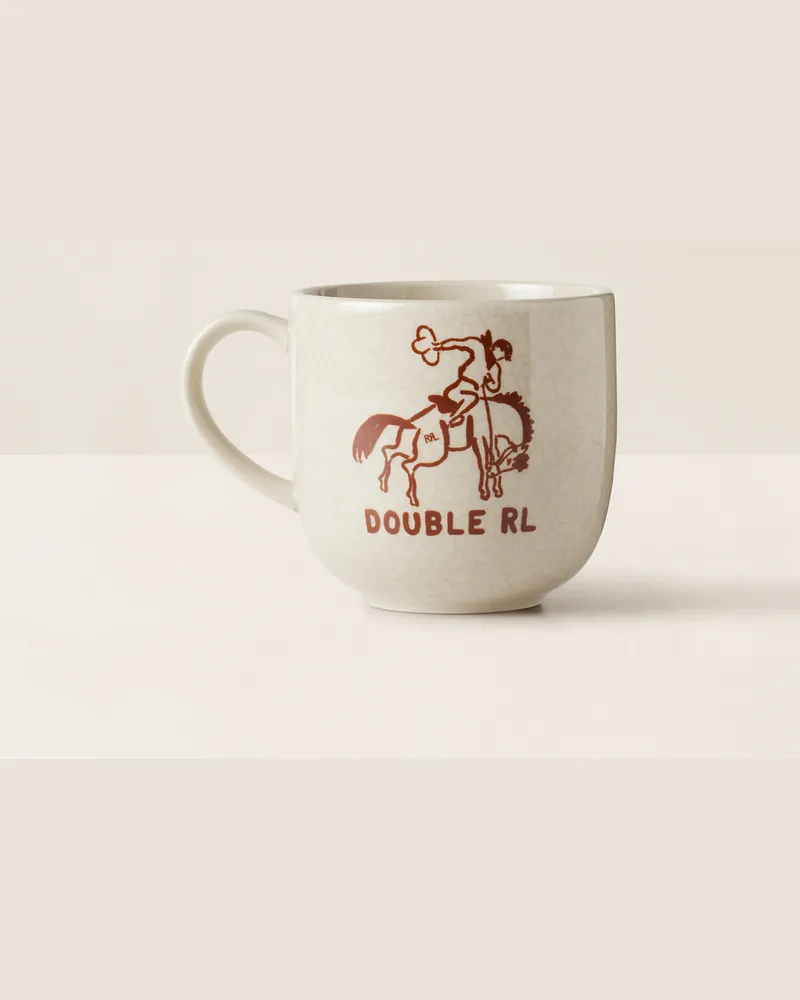 Ralph Lauren Tasse mit Western-Logo White