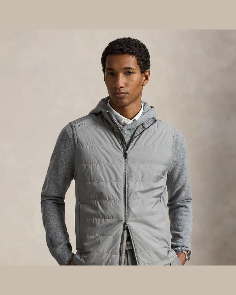Ralph Lauren Hybrid-Weste mit Reißverschluss Grey