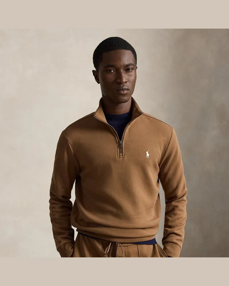 Ralph Lauren Pullover mit Viertelreißverschluss Brown
