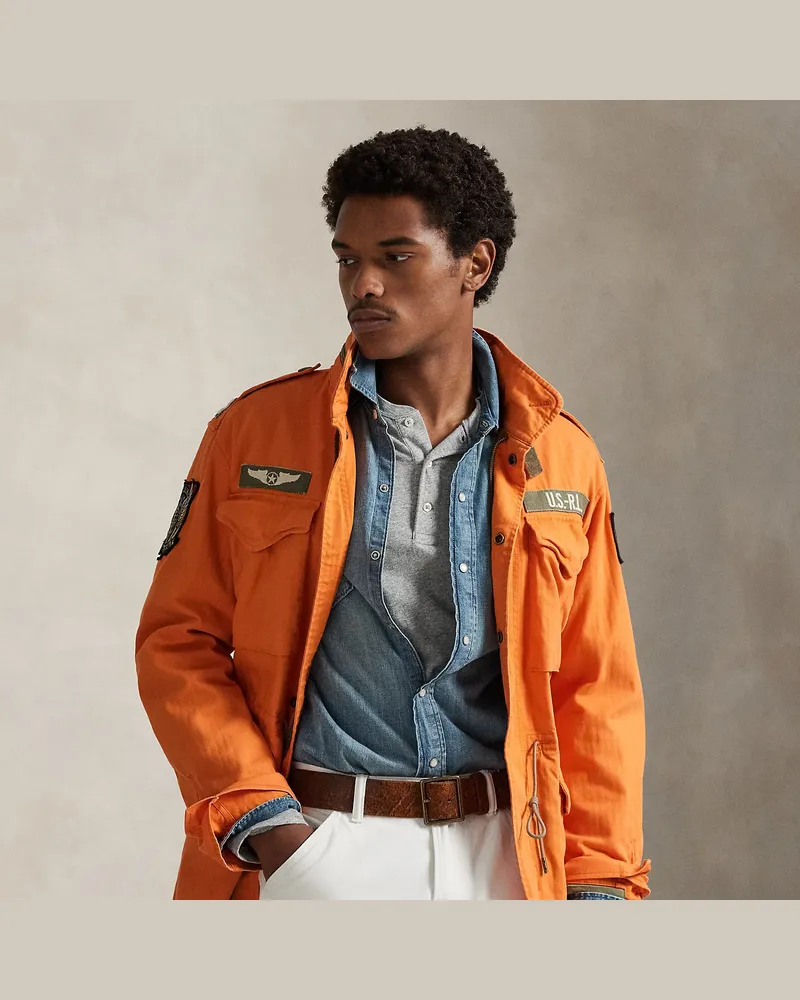 Ralph Lauren Die legendäre Feldjacke Orange