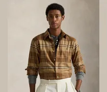 Custom-Fit Karo-Funktionshemd aus Twill