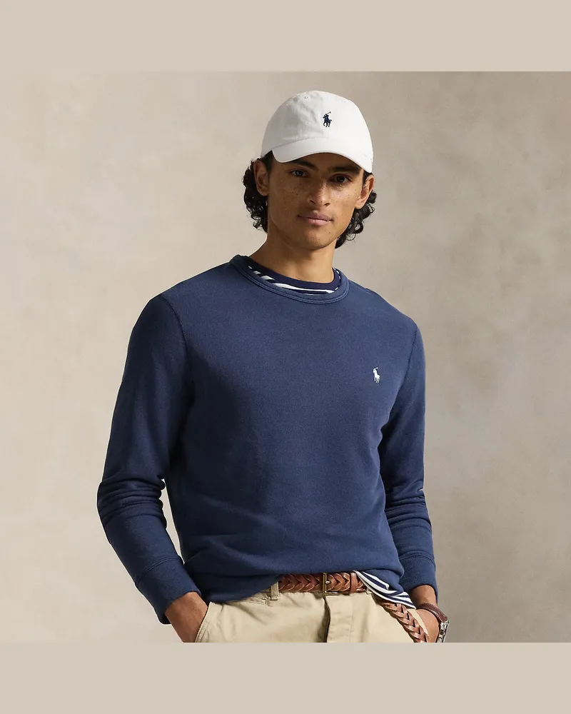 Ralph Lauren Sweatshirt aus French-Terry Blue