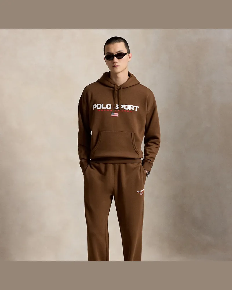 Ralph Lauren Relaxed-Fit Kapuzenpullover Polo Sport Brown