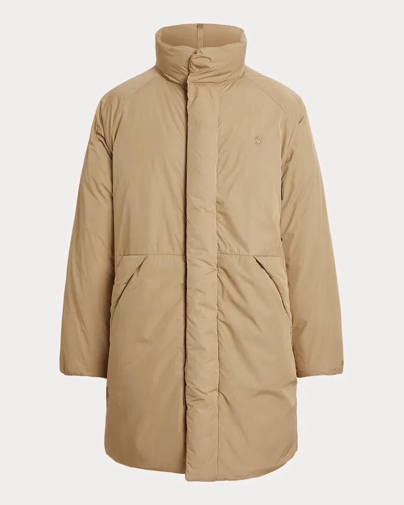 Ralph Lauren Daunenmantel mit Schornsteinkragen Tan