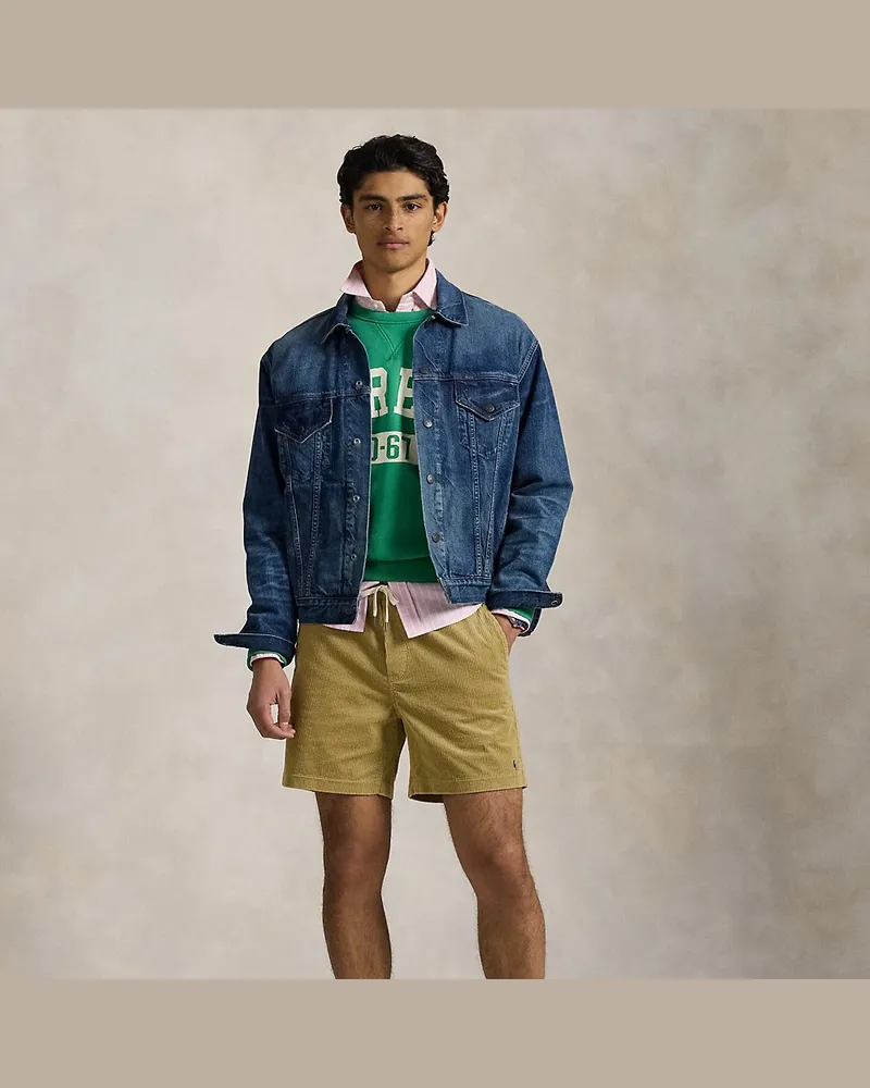 Ralph Lauren Shorts Polo Prepster aus Kordsamt Tan