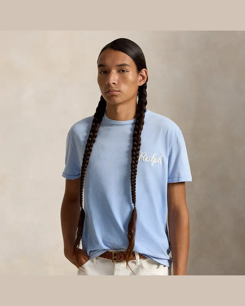 Ralph Lauren Das Logo-T-Shirt  Ralph Lauren Blue