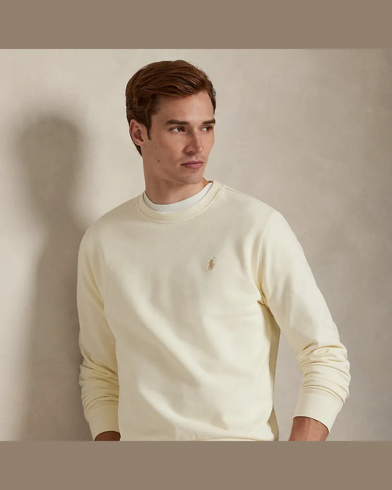 Ralph Lauren Sweatshirt aus Loopback-Fleece Cream