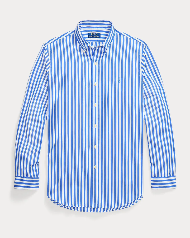 Ralph Lauren Classic-Fit Popelinehemd mit Streifen Blue