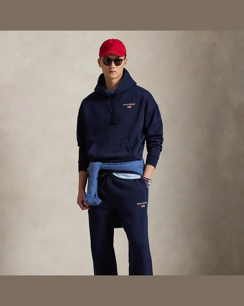 Ralph Lauren Relaxed-Fit Kapuzenpullover Polo Sport Blue