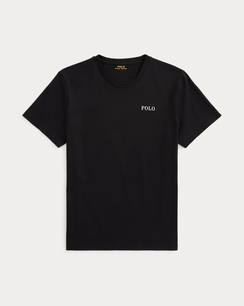 Ralph Lauren Schlafshirt aus Baumwolljersey Black