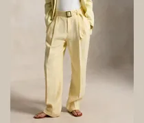 Leinenhose Bacall mit Gürtel