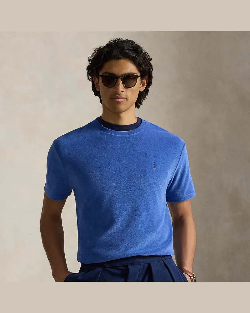 Ralph Lauren Classic-Fit T-Shirt aus Frottee Blue