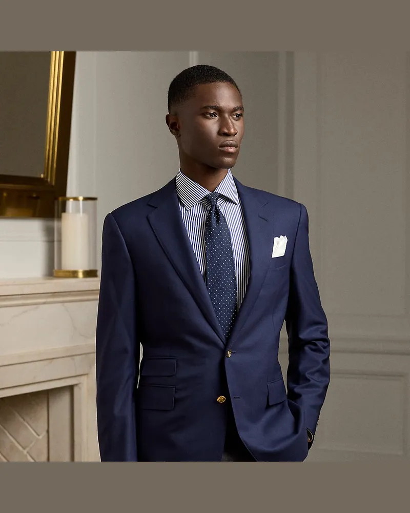 Ralph Lauren Handgeschneidertes Sakko Gregory Blue