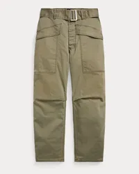 Ralph Lauren Twill-Cargohose mit Fischgratmuster Green