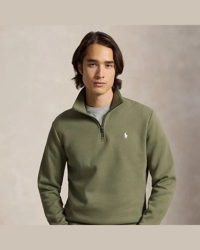 Ralph Lauren Pullover mit Viertelreißverschluss Green