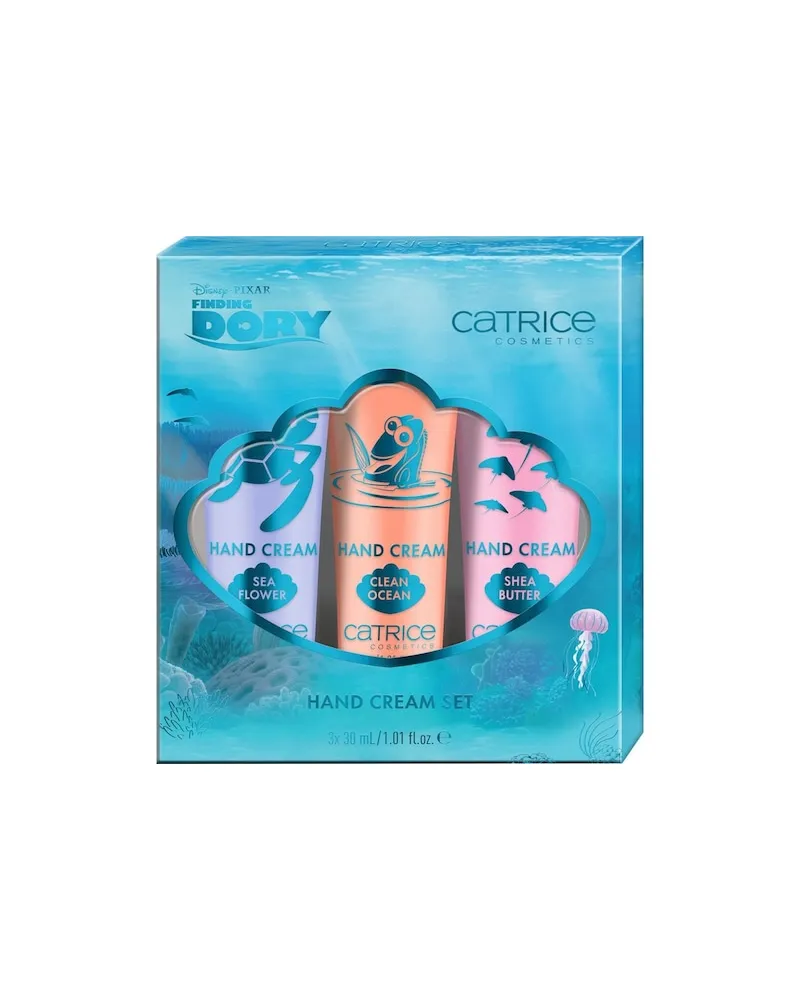 catrice Collection Disney-Pixar-Finding-DoryHand Cream Set Sea Flower Hand Cream Clean Ocean Hand Cream Shea Butter Hand Cream 30 ml (216,33 € / 1 l 