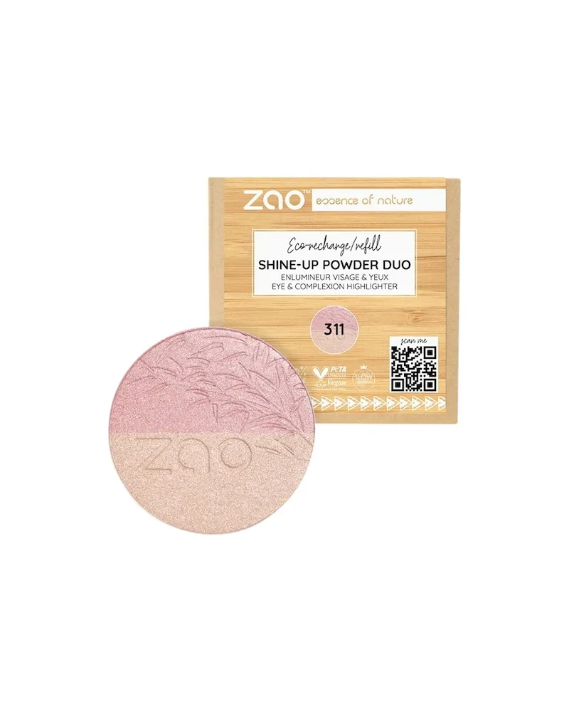 Zao Gesicht Mineral-PuderRefill Shine-Up Powder 310 Pink Champagne 