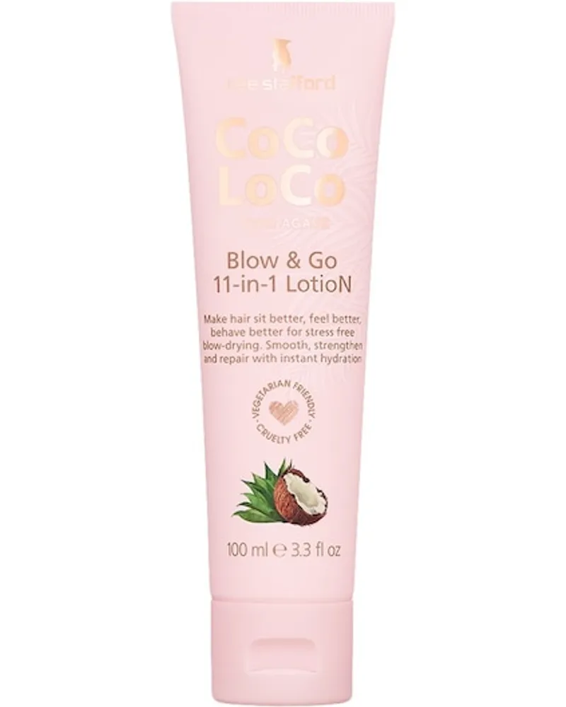 Lee Stafford Haarpflege Coco Loco with Agave Blow & Go 11-in-1 Lotion 