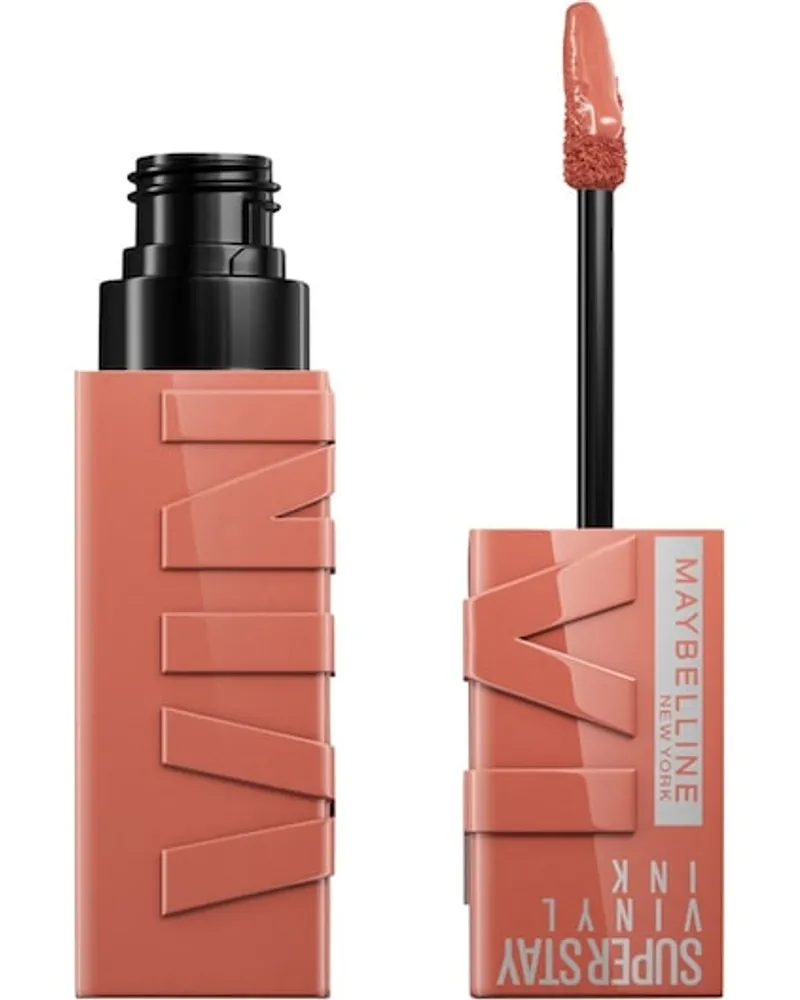 Maybelline Lippen Make-up Lipgloss Super Stay Vinyl Ink 100 Charmed 