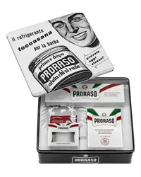 Proraso Herrenpflege Sensitive Geschenkset White Sensitive Pre-Shave Creme 100 ml + White Sensitive Rasiercreme 150 ml + White Sensitive After Shave Balsam 100 ml 