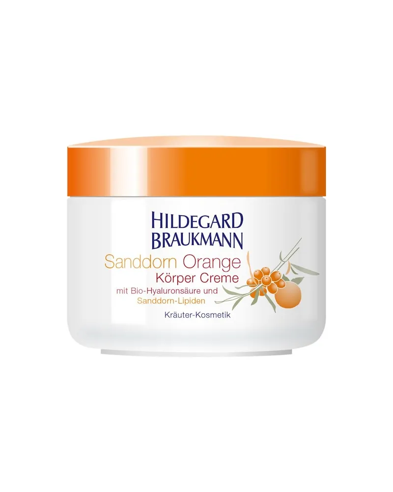 Hildegard Braukmann Hildegard-Braukmann Pflege Limitierte-EditionenSanddorn OrangeKörper Creme 44,60 € / 1 l 