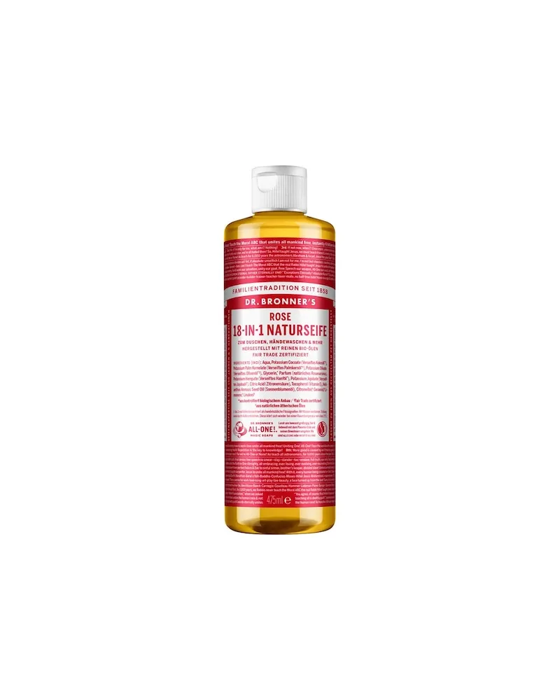 Dr. Bronner's Dr-Bronners Pflege FluessigseifenRose 18-in-1 Naturseife 31,74 € / 1 l 