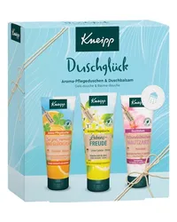 Kneipp Pflege Duschpflege Duschglück Geschenkset Aroma Pflegedusche Gute Laune 75 ml + Cremedusche Hautzarte Verwöhnung 75 ml + Aroma-Pflegedusche Lebensfreude 75 ml 