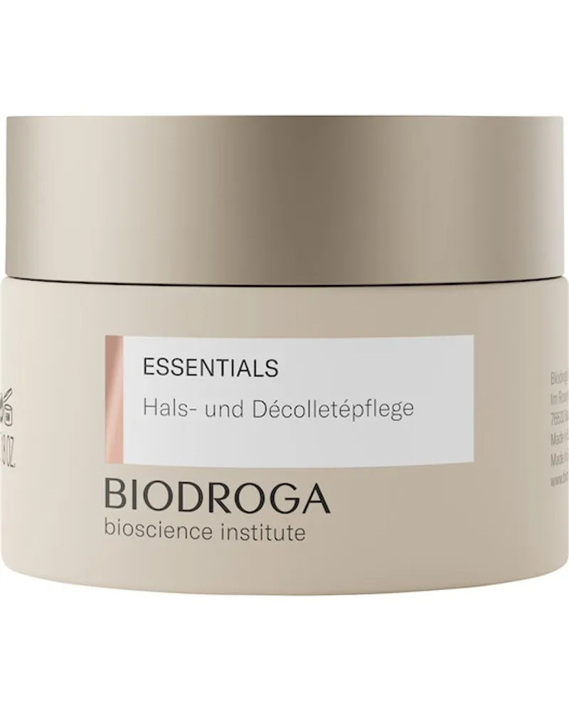 Biodroga Biodroga Bioscience Essentials Hals und Dekollete Pflege 