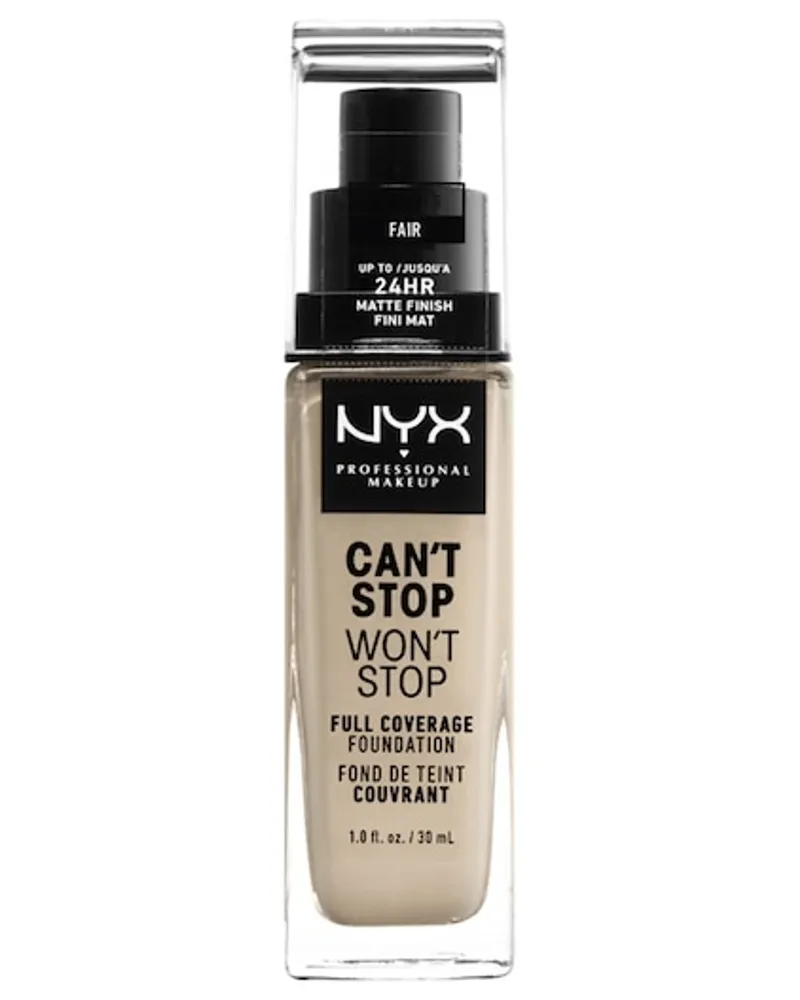 NYX Cosmetics Gesichts Make-up Foundation Can't Stop Won't Stop Foundation Nr. 27 Honey 